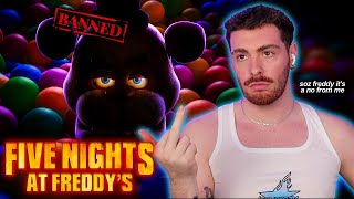 BAN ALL ANIMATRONICS  FIVE NIGHTS AT FREDDYS REACTION [upl. by Yluj395]