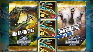 NEW COMPSOGNATHUS SEASON PASS amp UNLOCKED BATTLES Jurassic World The Game [upl. by Teeniv]