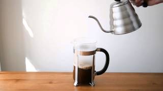 Tutorial How to make perfect French Press coffee at home [upl. by Nirihs]