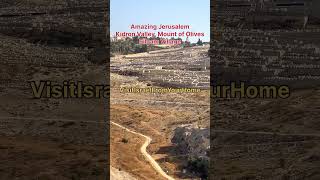 Amazing Jerusalem Kidron Valley jerusalemtemple jerusalem israel [upl. by Yrak]