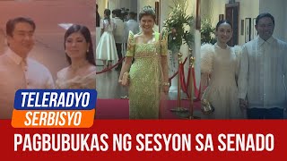 Senators walk the red carpet ahead of session opening  Teleradyo Serbisyo 22 July 2024 [upl. by Oconnor]