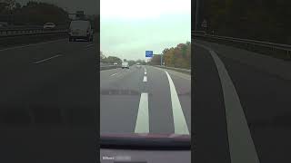 Ausfahrt kam urplötzlich ausfahrt deutschland dashcam [upl. by Etteluap]