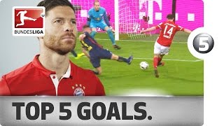 Xabi Alonso  Top 5 Goals [upl. by Bradski26]