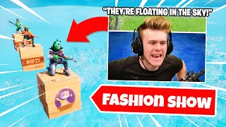 I STREAM SNIPED FASHION SHOWS with a FLOATING SKYBASE INSANE [upl. by Aikyt230]