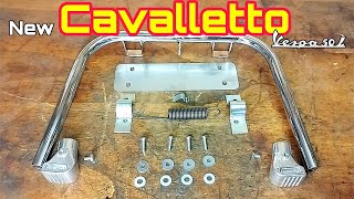 Cambio Cavalletto VespaFull Restoration Piaggio Vespa 50 LPart 7 [upl. by Enileuqcaj]