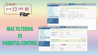 PLDT Home Fibr MAC Filtering vs Parentral Control [upl. by Sweeney]