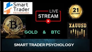 🎯 21st October BTC and XAUUSD live analysis  Learn Technical analysis  BTC XAUUSD [upl. by Lleraj371]