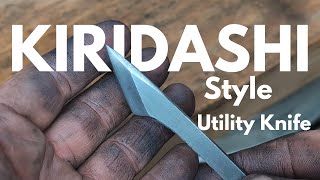 Making a Kiridashi Style Utility Knife [upl. by Lindsay482]