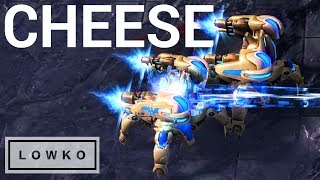 StarCraft 2 CHEESE vs CHEESE into CHEESE [upl. by Hume]