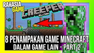 8 Penampakan Minecraft Dalam Game Lain  Part 2  Minecraft ada di mana mana [upl. by Ahnavas]