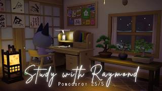 Pomodoro 255 • Cozy Lofi Jazzhop music  keyboard typing amp writing 🎧 Study with Raymond ❄️ [upl. by Jordain161]