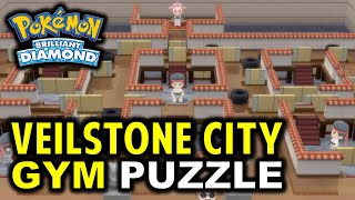 Veilstone City Gym Puzzle Guide How to Reach Gym Leader  Pokemon Brilliant Diamond Shining Pearl [upl. by Sarah]