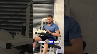 SHOULD YOU LEAN FORWARD ON YOUR SEATED LEG CURL bodybuilding legcurl musclebuilding [upl. by Aniara110]