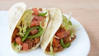 Receta de tacos de carne y verdura  Alicante Sabores Naturales [upl. by Gnouv]