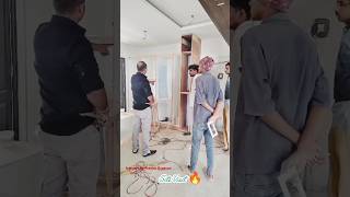 Site Visit 🔥🔥sitework homeinteriors bedroomdesign interiors furniture ytshortsvideohomedecor [upl. by Aihsas]