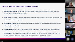 Hepp Teacher and Advisor CPD  Supporting Disabled Students into Higher Education [upl. by Wendy732]