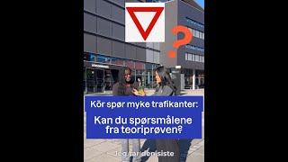 Teoriprøven på gata Er folk klare for oppkjøring 🚗💥 [upl. by Yral2]