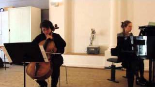 Sonata for Cello and Piano Op 21  I by Henrique Oswald [upl. by Ullyot]