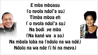 TOM YOMS amp BEBE MANGA  Na Meya Paroles  Lyrics [upl. by Curcio]