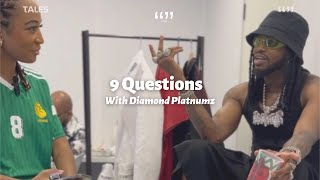 9 questions… With Diamond Platnumz  Afro Nation Portugal 2024 [upl. by Assirec630]