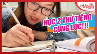 Khánh Vy học tiếng Anh và tiếng Hàn như thế nào  Vlog nói 3 thứ tiếng VyVocab Ep65 [upl. by Server]