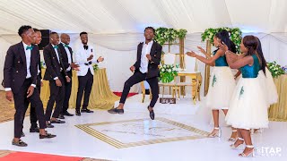 Zimbabwe Wedding ‘’Amapianoquot Bridal Squad Dance [upl. by Ecyned]