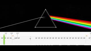 Pink Floyd  Marooned guitar backing track with tabs [upl. by Adi]