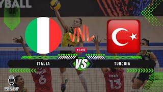 ITÁLIA x TURQUIA  2024 FIVB Volleyball Womens Nations League  18052024 [upl. by Athal]