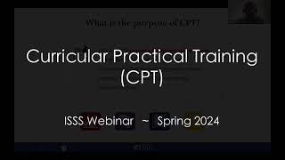 CPT Webinar ISSS 2024 Spring [upl. by Jadda515]