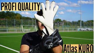 Atlas KURO Goalkeeper Glove Review [upl. by Brigham]