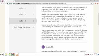 TranscribeMe audio test answer  April 2019 [upl. by Anhaj]