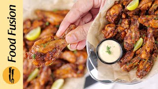 Masala Chicken Wings Recipe by Food Fusion [upl. by Huberty41]