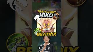 How Team Spirits Hiko Plays Beatrix [upl. by Atteuqehs]