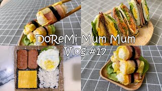 Cooking Vlog 17 Folded Kimbap amp Bacon Egg Sushi Roll [upl. by Cigam]