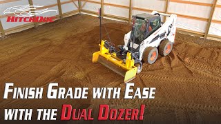 How to Finish Grade Perfectly Level Surfaces with the Dual Dozer [upl. by Emmons756]