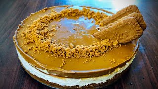 No bake lotus biscoff cheese cake lotus biscoff cheese cake recipe [upl. by Ahsatsan927]