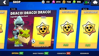 DRACO LEGENDARY NEW BRAWLER🔥 LEGENDARY NEW GIFTS 14 NEW BRAWLERS BRAWL STARS UPDATE REWARDS [upl. by Nissie488]