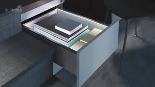 Hettich AvanTech YOU Slim Drawer System [upl. by Nevram]