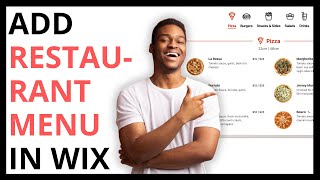 How to Add Restaurant Menu to Wix Website QUICK GUIDE [upl. by Ailices]