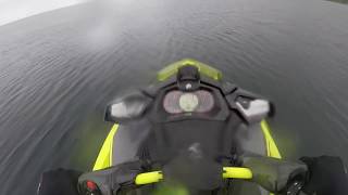 SeaDoo RxPx 300 RS 2018 stock top speed [upl. by Liponis]