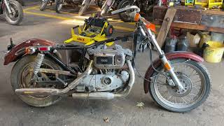 RefD1075 a 1981 Harley Davidson 1000cc Ironhead Sportster XLH Project Barn Find [upl. by Jonna]