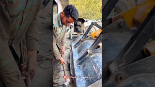 Front bucket pin change challange 🚜🚜  editing automobile Tamilnaduearthmovers [upl. by Gasparo610]