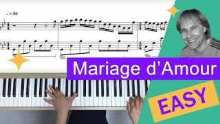 Mariage D’Amour Matrimonio De Amor  Richard Clayderman Piano Tiles 2  Emmanthe [upl. by Eramat256]