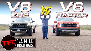 Chevy vs Ford Does the New Silverado ZR2 Have What It Takes to Keep Up with the Ford Raptor [upl. by Asiluj]