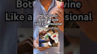 How to open wine bottle with opener [upl. by Dustin]