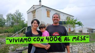 La famiglia che vive in autosufficienza con 400€ al mese [upl. by Sender]