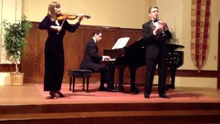 Londonderry Air Danny Boy for Violin Clarinet and Piano [upl. by Nannoc]