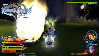 KH BBS FM CM Aqua Peter Pan Swordbill vs Mysterious Figure Game Crashes [upl. by Eppillihp]