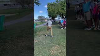 Fan Yells “Ay Shut Up” Cuz Fans Kept Talking in Rickie Fowler’s Swing [upl. by Navetse]