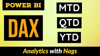 How to calculate MTD QTD YTD in Power BI DAX Tutorial 650 [upl. by Nelle504]